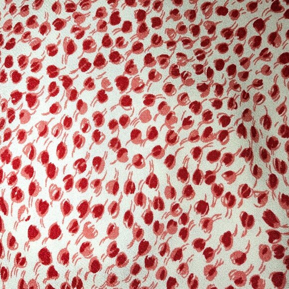 NWT Reformation | Ivory & Red Beauden Sleeveless Midi Dress Alma Floral Dot XL - Picture 13 of 16